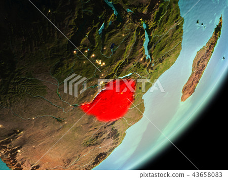 Morning view of Zimbabwe 43658083