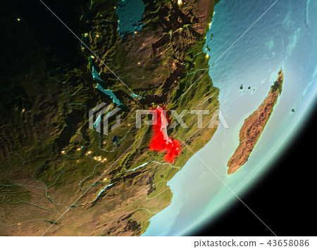 Morning view of Malawi Morning view of Malawi 43658086
