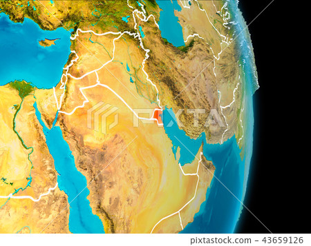 Kuwait on Earth - Stock Illustration [43659126] - PIXTA
