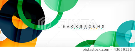 Geomtric modern backgrounds, rings abstract template Geomtric modern backgrounds, rings abstract template 43659136
