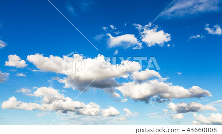 panoramic view of white and gray clouds in sky 43660008