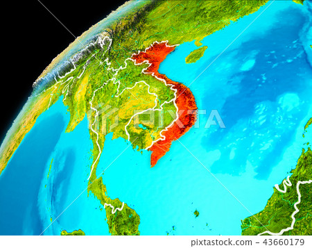 Vietnam from space 43660179
