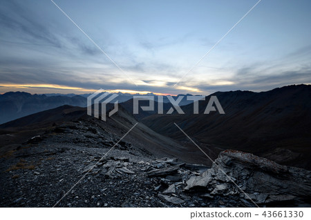 Wonderful sunset light in the Alps Wonderful sunset light in the Alps 43661330