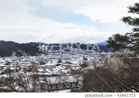 從Kenrokuen看見的今池市雪場面 43661713