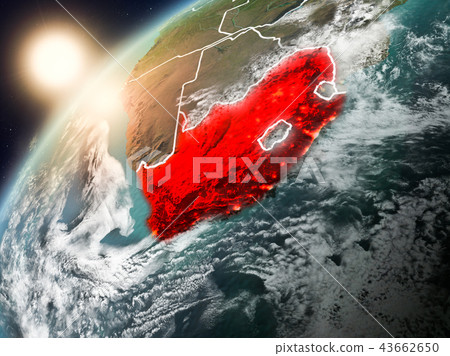 South Africa on planet Earth in sunset South Africa on planet Earth in sunset 43662650