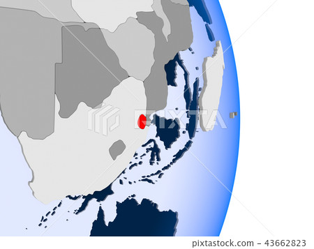 Equatorial Guinea on globe Equatorial Guinea on globe 43662823