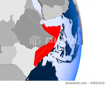 Botswana on globe Botswana on globe 43662829