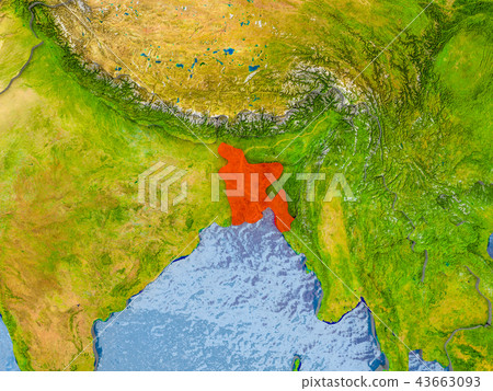 Map of Bangladesh Map of Bangladesh 43663093