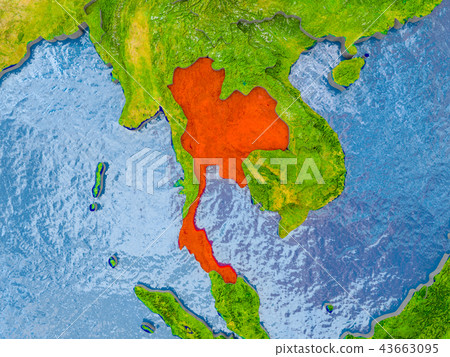 Map of Thailand Map of Thailand 43663095