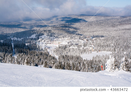 Panorama of ski resort Kopaonik, Serbia 43663472
