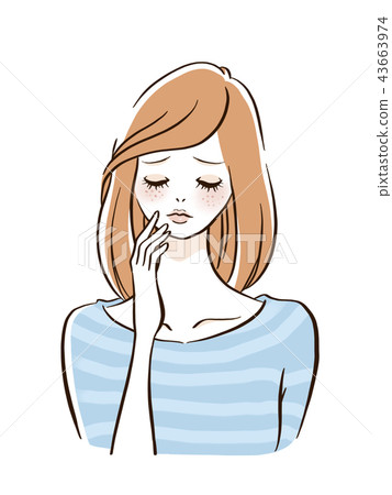 Women who suffer from stains 43663974