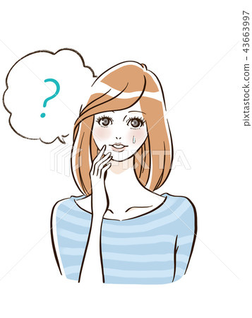 Troubled woman Troubled woman 43663997