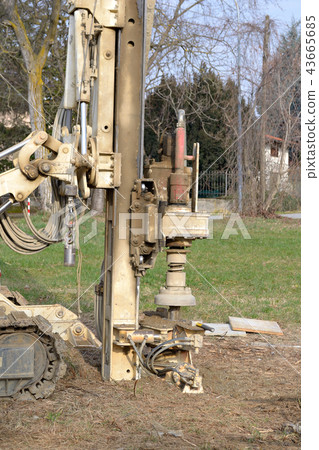 Borehole for soil testing 43665685