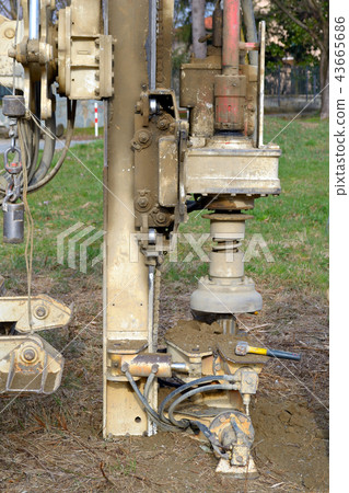 Borehole for soil testing 43665686