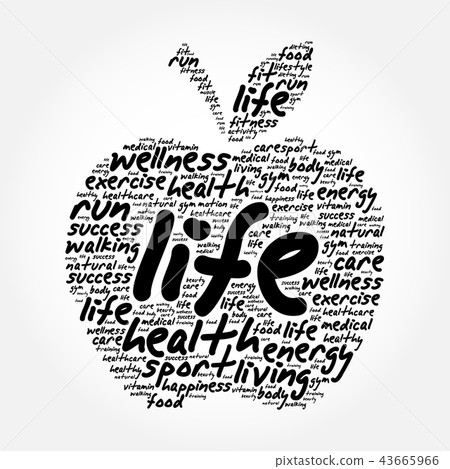 LIFE apple word cloud collage LIFE apple word cloud collage 43665966