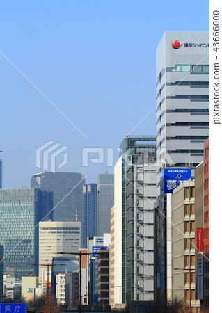 從名古屋市Sakuradori到名古屋站的風景 43666000