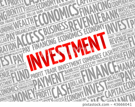 INVESTMENT word cloud INVESTMENT word cloud 43666041