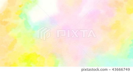 Vibrant fine hand gauge watercolor interior view white background: abstract hand feeling artistic background 43666749