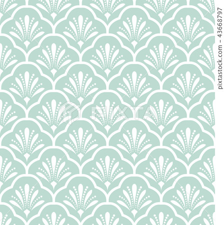 Wallpaper in the style of Baroque. A seamless Wallpaper in the style of Baroque. A seamless 43668797