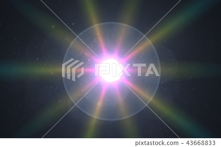 light flare special effect.Spike spectrum flare light flare special effect.Spike spectrum flare 43668833