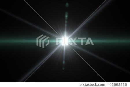 abstract of lighting digital lens flare in dark 43668836