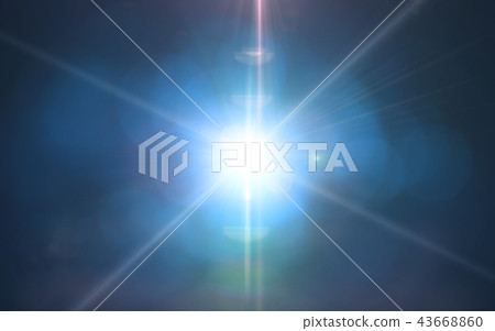 Abstract digital lens flare light 43668860