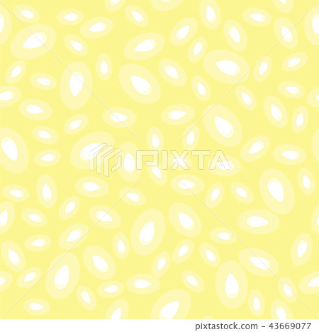 Melon Seed Seamless Pattern Isolated Melon Seed Seamless Pattern Isolated 43669077