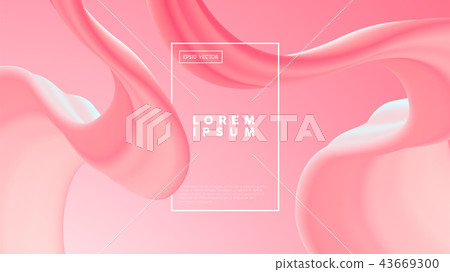 Abstract pink gradient background template Abstract pink gradient background template 43669300