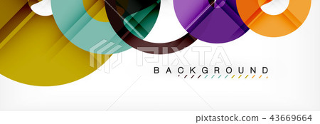 Geomtric modern backgrounds, rings abstract template Geomtric modern backgrounds, rings abstract template 43669664