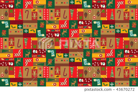  Christmas wrapping. wrapping paper. wallpaper. 43670272
