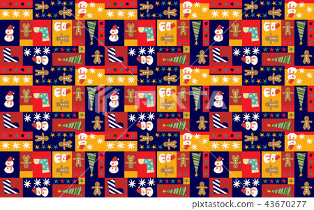Christmas wrapping. wrapping paper. wallpaper. Christmas wrapping. wrapping paper. wallpaper. 43670277