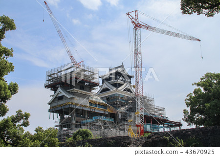 Kumamoto Castle (restoration under construction) Kumamoto Castle (restoration under construction) 43670925