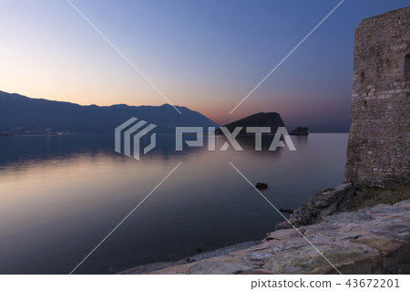 View of the island of St. Nicholas in the Adriatic View of the island of St. Nicholas in the Adriatic 43672201