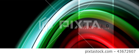 Fluid colors abstract background colorful poster, twisted liquid design on black, colorful marble or Fluid colors abstract background colorful poster, twisted liquid design on black, colorful marble or 43672607