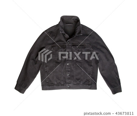 Black jeans jacket. 43673811