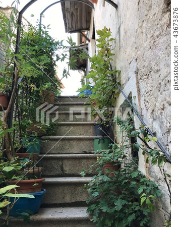 Calcata Architectural Detail 43673876