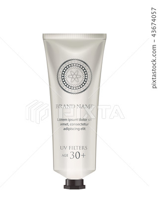 Cosmetic luxury packaging, plastic tube. Container 43674057