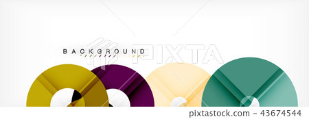 Modern geometrical abstract background 43674544