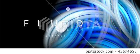 Flowing glowing color motion concept, trendy abstract layout template for business or technology Flowing glowing color motion concept, trendy abstract layout template for business or technology 43674653