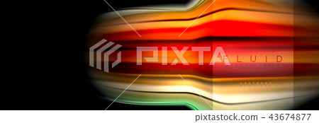 Rainbow fluid abstract shapes, liquid colors design, colorful marble or plastic wavy texture Rainbow fluid abstract shapes, liquid colors design, colorful marble or plastic wavy texture 43674877