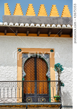Architectural details, Albaicin in Granada, Spain. 43675353
