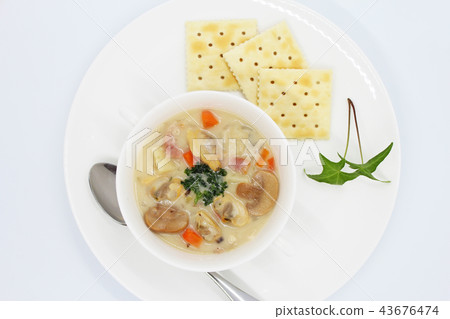 蛤蜊濃湯 蛤蜊濃湯 43676474