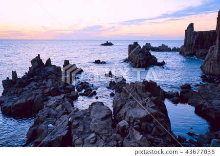 Tojinbo evening scene 43677038