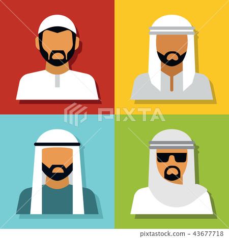 Middle Eastern people avatar 43677718