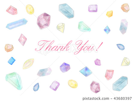 Thank you card 43680397