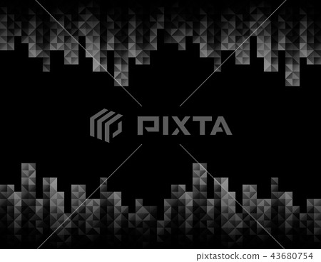Abstract futuristic digital square grid background 43680754