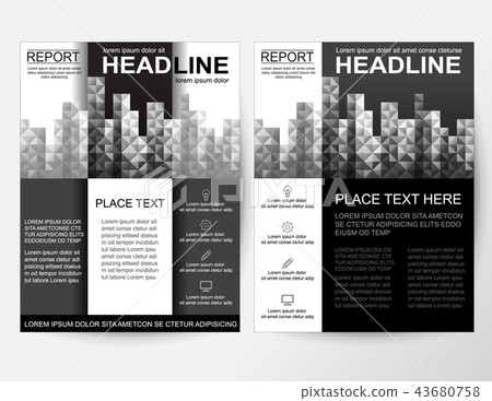 Creative design A4 layout for business 43680758