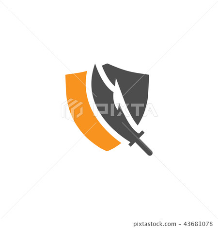 Chinese sword icon vector template Chinese sword icon vector template 43681078