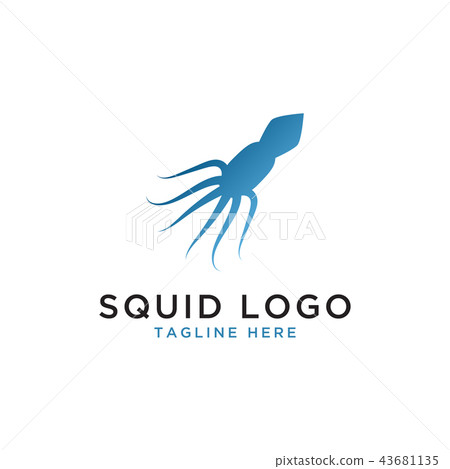 Squid logo design template - Stock Illustration [43681135] - PIXTA