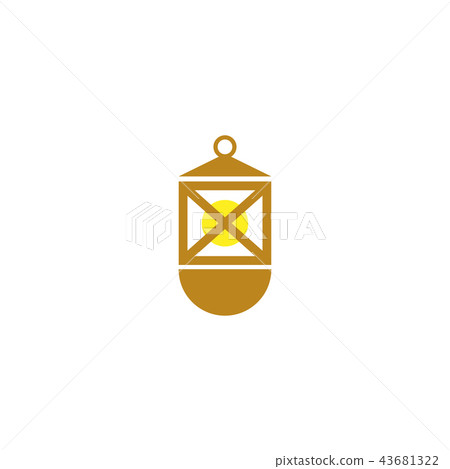Fanoos lantern graphic design vector 43681322